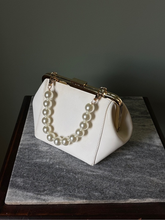 Clare V. Handbags - Clare V. - Le Box Bag - White Leather (w/ non Clare V. strap)